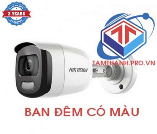 Camera HD-TVI thân trụ Có màu 24/24 (ColorVu)