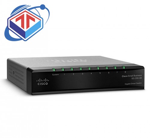 Switch Cisco SG200-08 8 ports 10/100/1000 Mbps